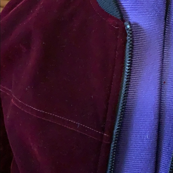 BCBG like new zippered velvet jacket - Picture 2 of 5